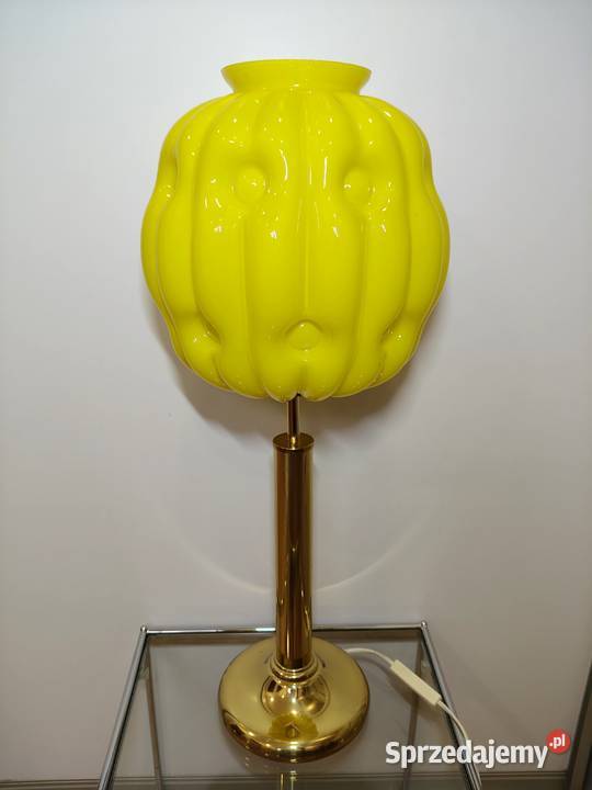 Lampa stołowa Art Deco lata 60 vintage pop art Kalisz