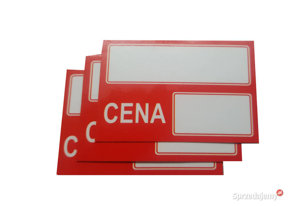 Cenówki do ekspozycji cen towarów Łódź