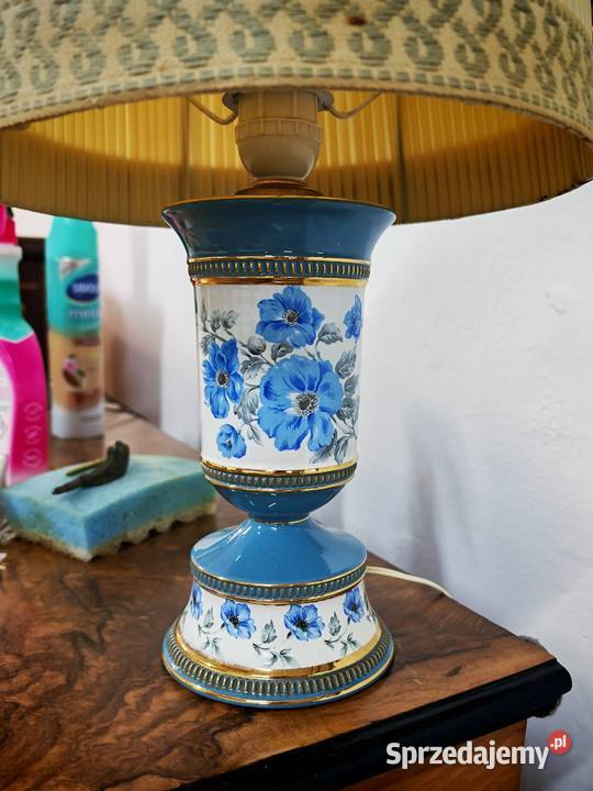 Lampka włoska z porcelany Lampki biurkowe