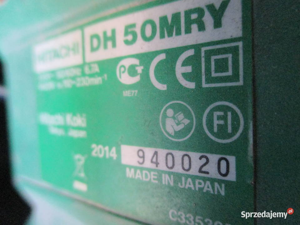 Młotowiertarka HIKOKI dawniej Hitachi DH50MRY Pleszew sprzedam