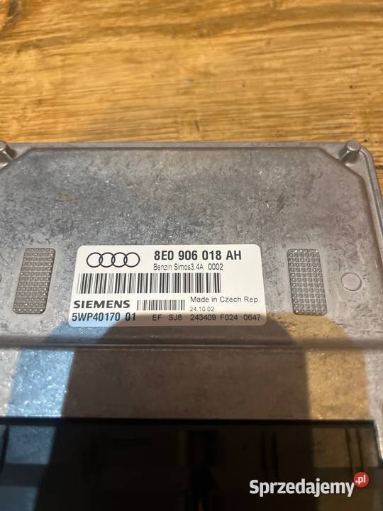 Komputer silnika audi 8e0906018ah osobowe wielkopolskie Margonin