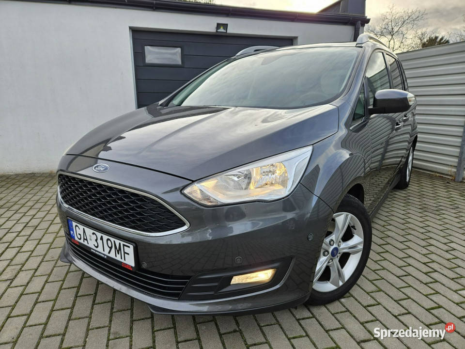Ford Grand C 15 TDCi 120 doinwestowany elektryczne lusterka Gdynia