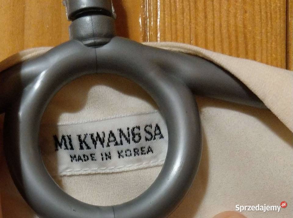 Kremowa bluzka koszula ma 60 lat przywieziona z Rozmiar 40(L) Warszawa