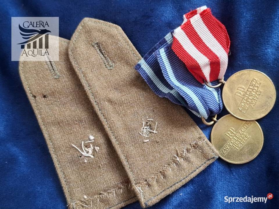 Pamiątki weteranie WP odznaczenia naramienniki Wejherowo