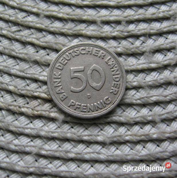 Niemcy 50 Pfrnnig 1949r D Lander wielkopolskie