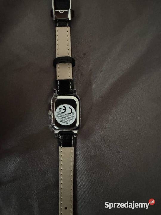 Retro Rectangular Black Watch Zegarek Old Money Włocławek