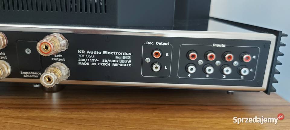 KR Audio VA350 klasa A 2x30W Hi End pilot Wzmacniacze i pokrewne Białystok sprzedam