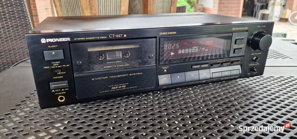 Magnetofon Pioneer CT447 casette deck Międzychód