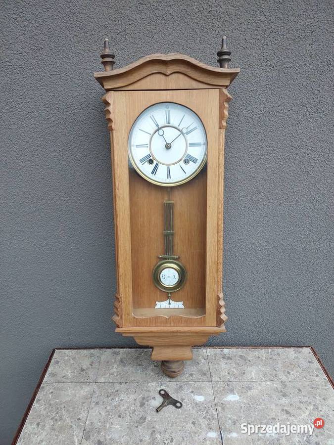 Stary zegar ścienny amerykański sprawny film