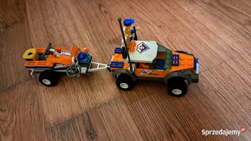 Lego City 7737 samochód terenowy ze skuterem Lego Zielona Góra