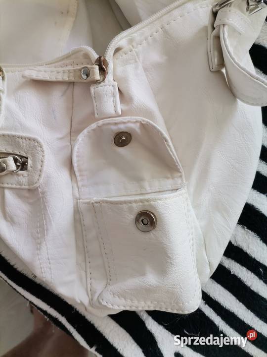 biała wodoodporna torba