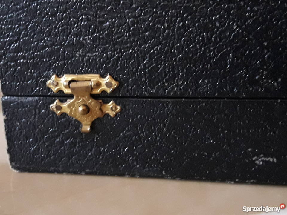 Antyk posrebrzany komplet do serwetek YEOMAN lubelskie Janów Lubelski