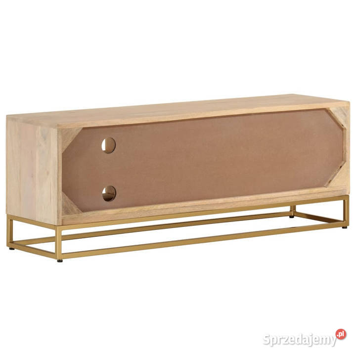 Szafka pod TV 110x30x40 lite drewno mango i Warszawa