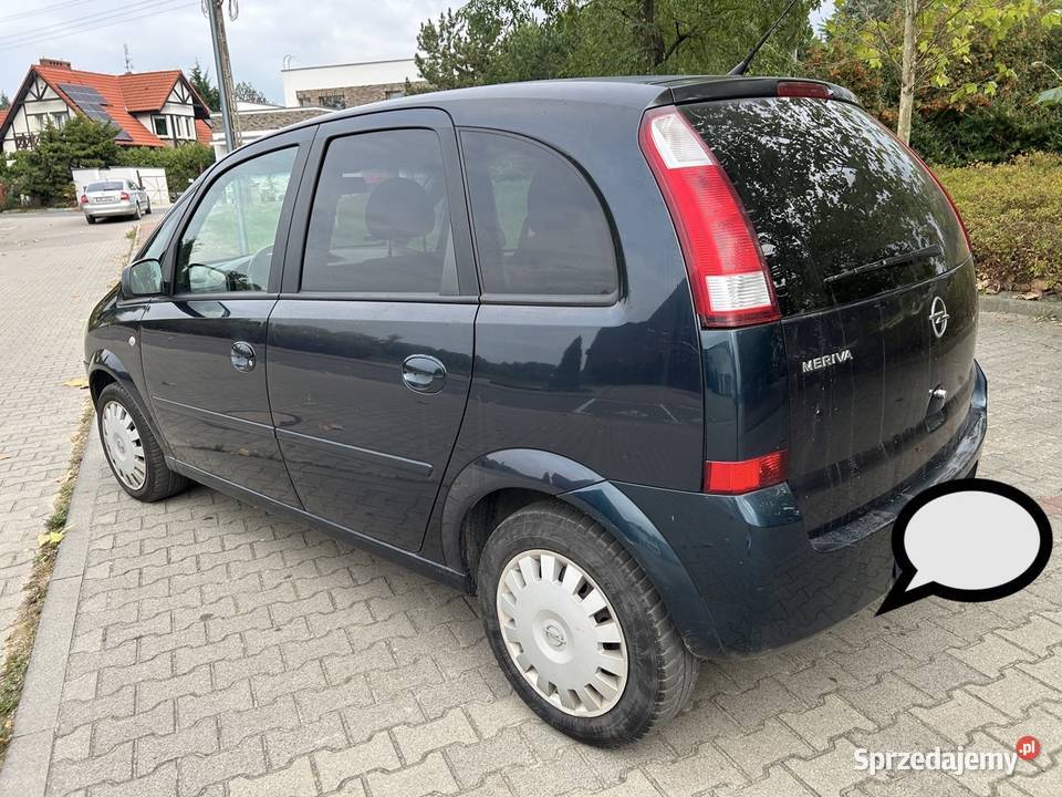 Opel Meriva 18 benz ZAMIANA NA osobowe dostawcze Rok produkcji 2005 sprzedam