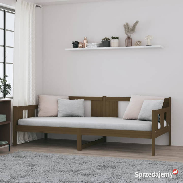 Łóżko dzienne miodowe lite drewno sosnowe 90x200 Warszawa