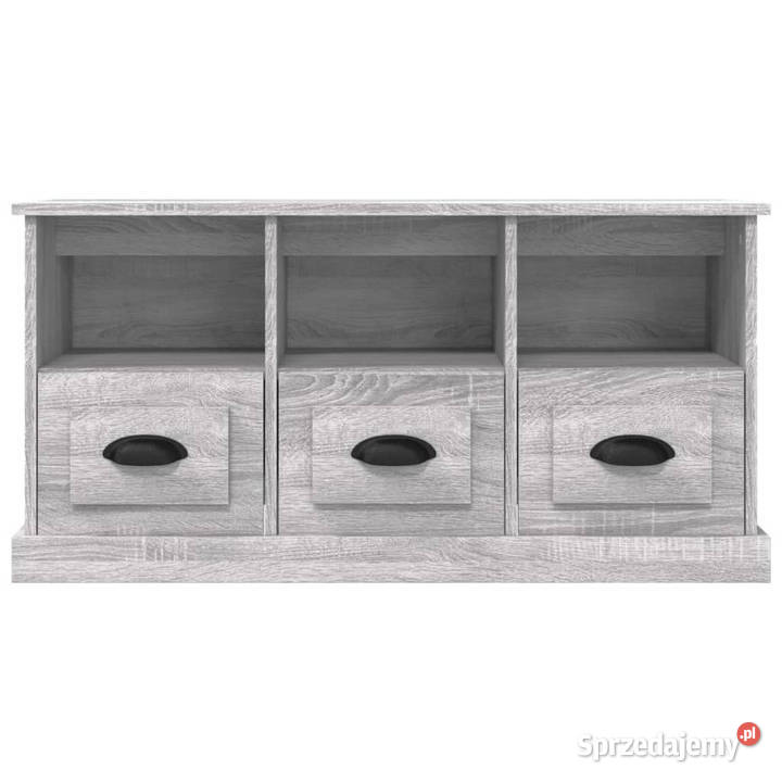 Szafka pod TV szary dąb sonoma 100x35x50 Dom i Ogród Warszawa