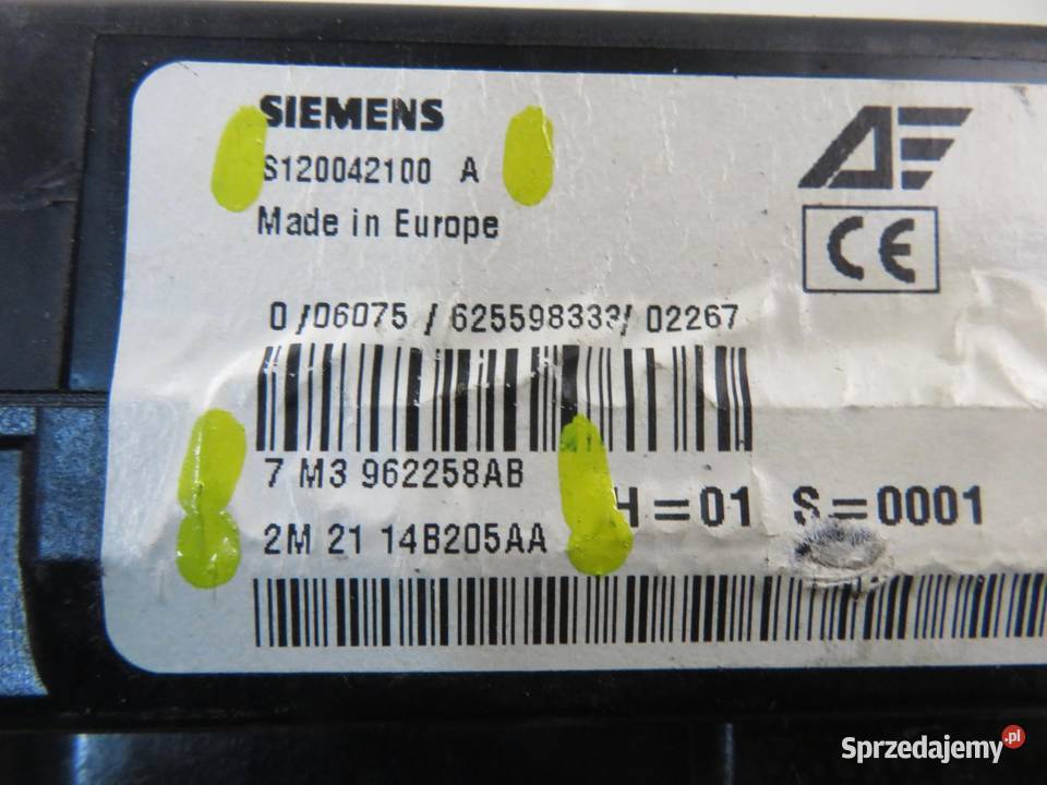 BSI VW SHARAN I 19 TDI AUY 7M3962258AB małopolskie