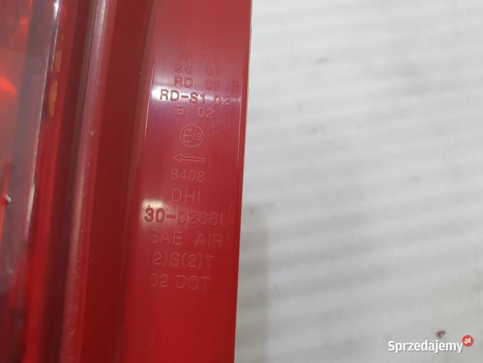 LAMPA LEWY TYŁ DAEWOO KALOS EU 300266L osobowe Lampy cofania sprzedam