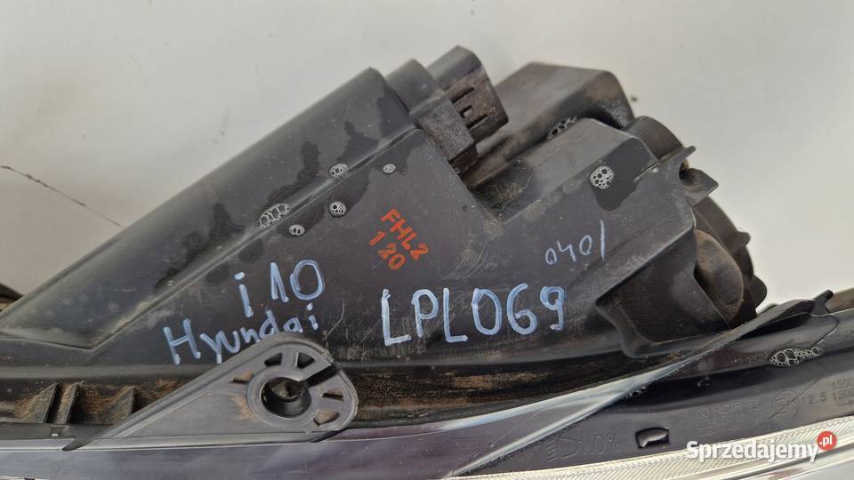 HYUNDAI I10 LAMPA PRZÓD PRZEDNIA LEWA EUROPA Lampy przednie wielkopolskie Słowikowo