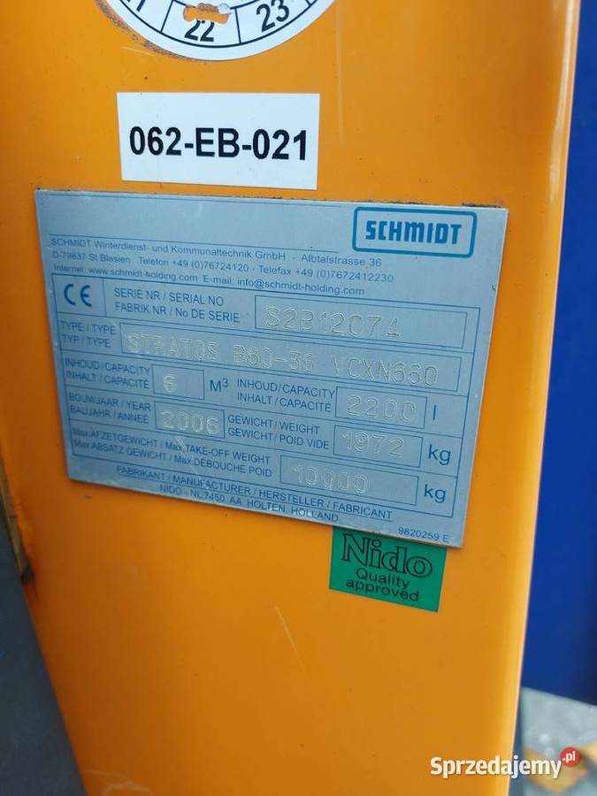 Piaskarka schmidt stratos nie Pozostałe Maszyny budowlane Kraków