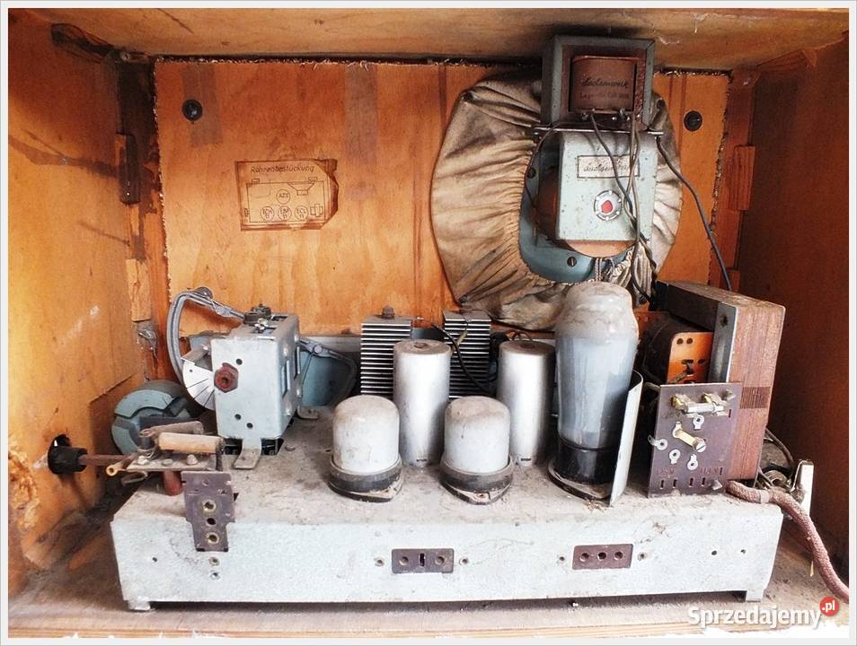 Stare radio lampowe OLYMPIA Sachenwerk 502W z