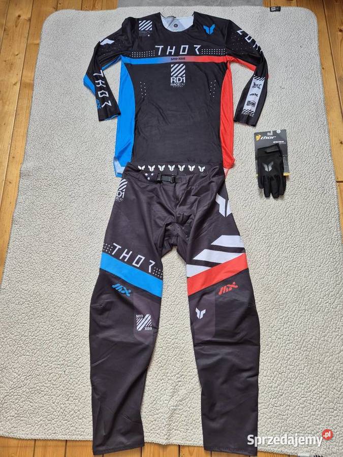 Nowy strój Thor RD1 2026 rozmiar L rękawiczki Kombinezony Nowy Sącz