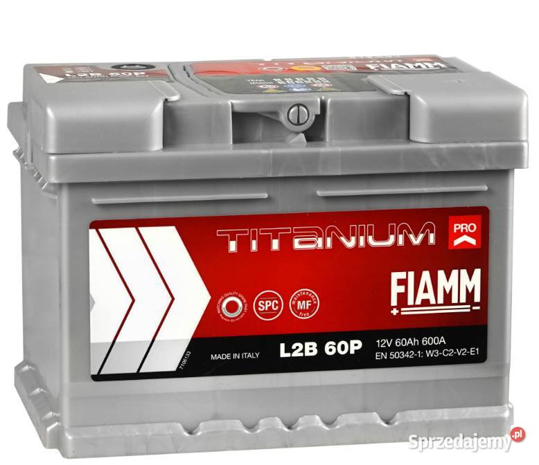 Akumulator FIAMM TITANIUM PRO 12V 60Ah 600A osobowe