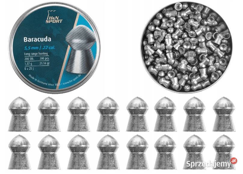 Śrut 55 mm diabolo HN Baracuda 200 Białystok