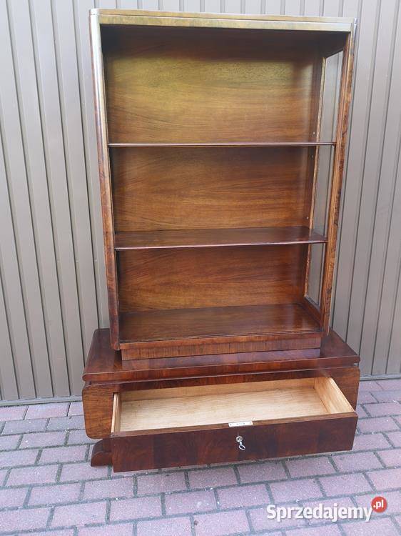 Witryna Serwantka ARTDECO Orzech Zgrabna Stara Swarzędz sprzedam