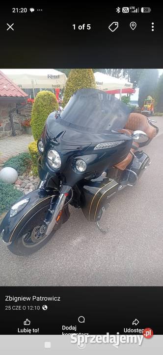 Sezon jeszcze trwa kup Indiana Roadmastera Motocykle, skutery, quady Gostynin sprzedam