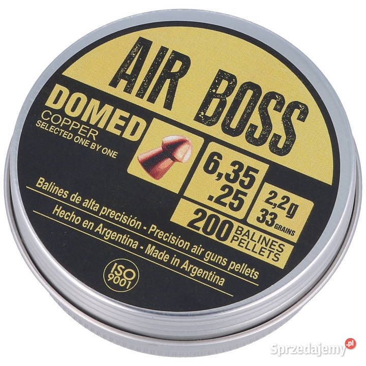 Śrut Apolo Air Boss Domed Copper 635 mm 200 Sporty strzeleckie i myślistwo Maciejowice