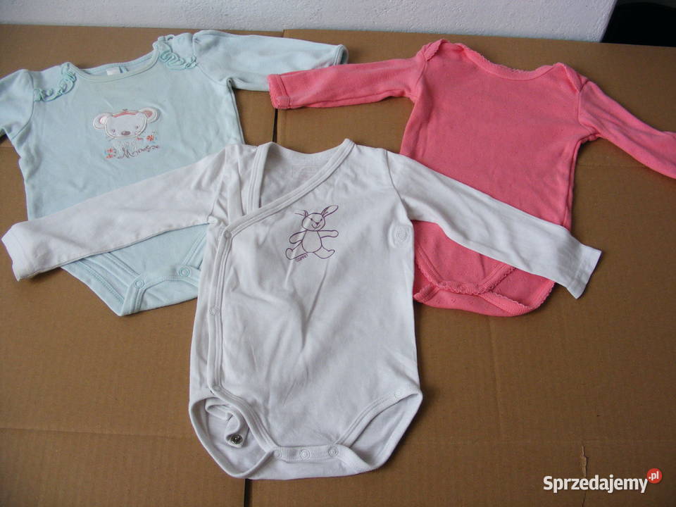 Ubranka dziecięce 68 body kaftanik bluzeczki uniseks Bielizna Oborniki Śląskie