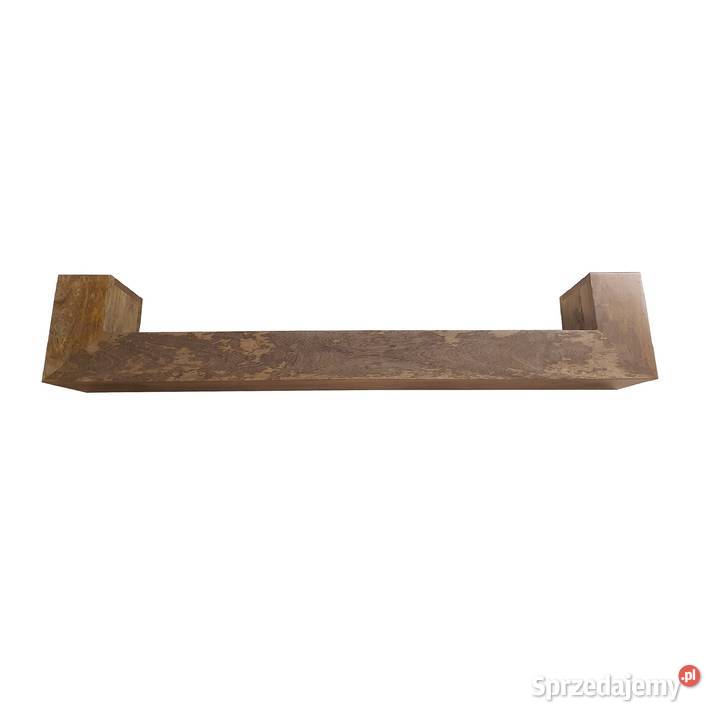 Prosta drewniana półka 100 z mango toffi 20cm Lublin
