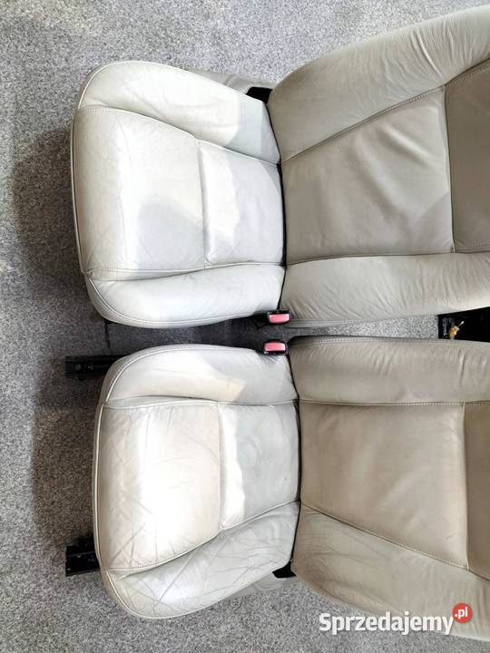 FOTELE PRZÓD II RZĄD ELEKTRYCZNE GRZANE SKÓRA