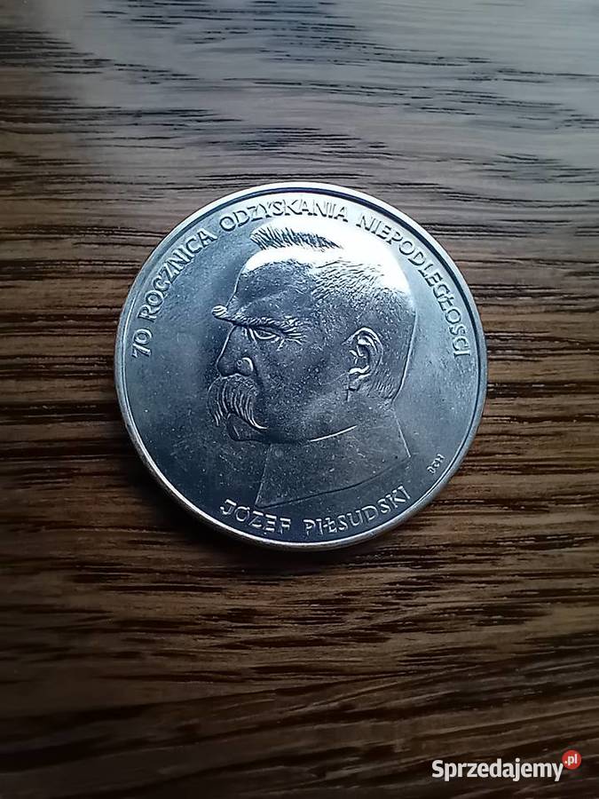 Moneta 50000 Józef Piłsudski 1988r Srebro Poznań