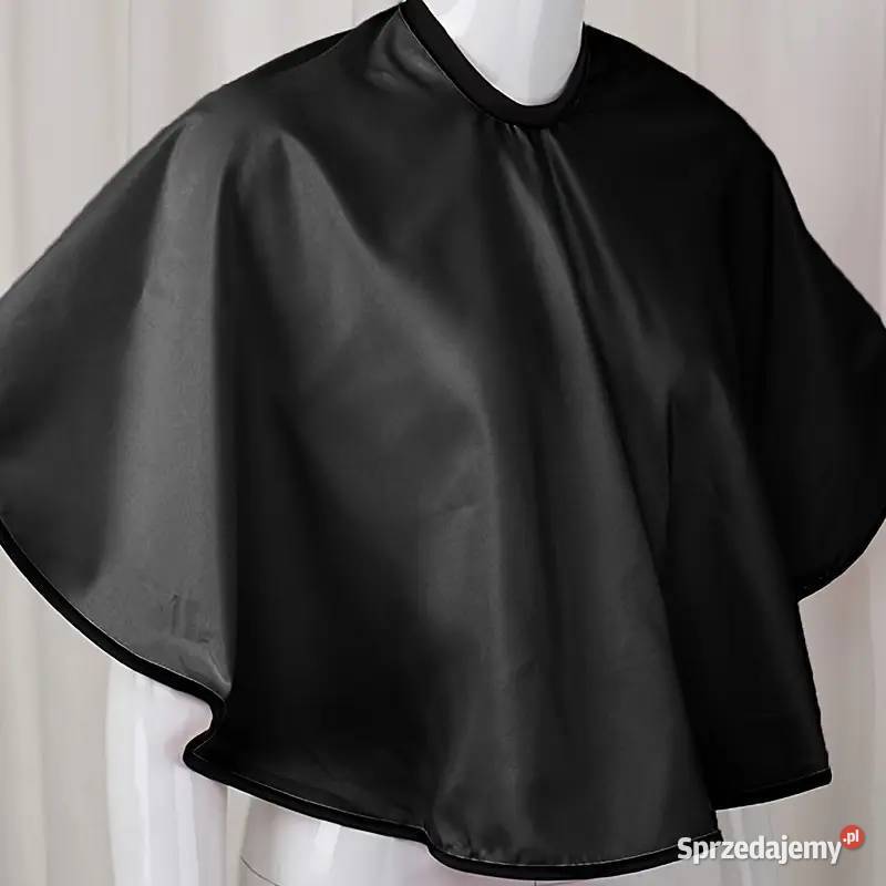 Peleryna Fryzjerska Czarna AS mazowieckie