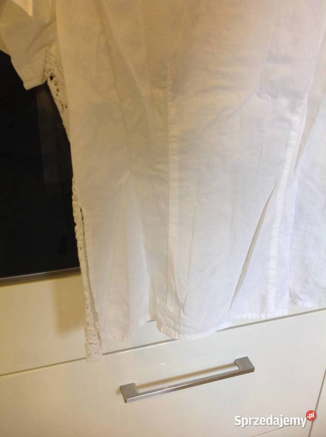 Koszula Biała z Koronką Damska Roccobarocco S lubuskie Nowa Sól