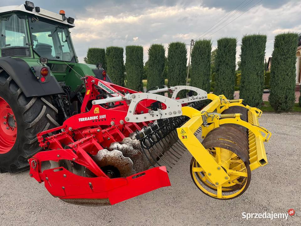 Brona talerzowa Pottinger Terradisc 3501 nowa nieuszkodzony Niedrzwica Duża