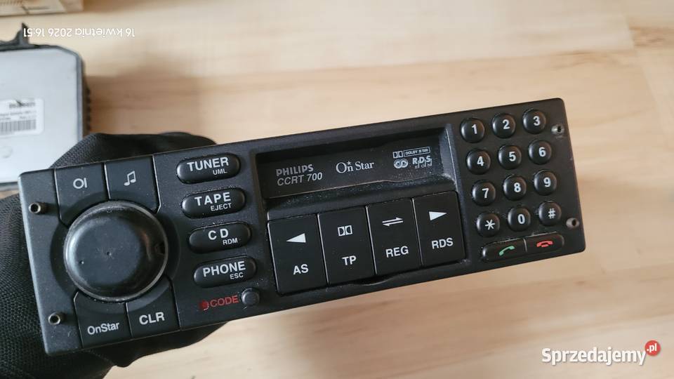 Radio CCRT700 wyświetlacz telefon ZESTAW