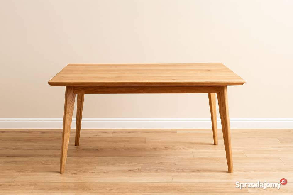 Stół Dębowy LOFT 100 Lite Drewno DĄB Rozkładany 77cm Katowice sprzedam