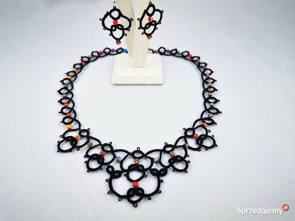 Biżuteria frywolitkowa małopolskie Wiśniowa