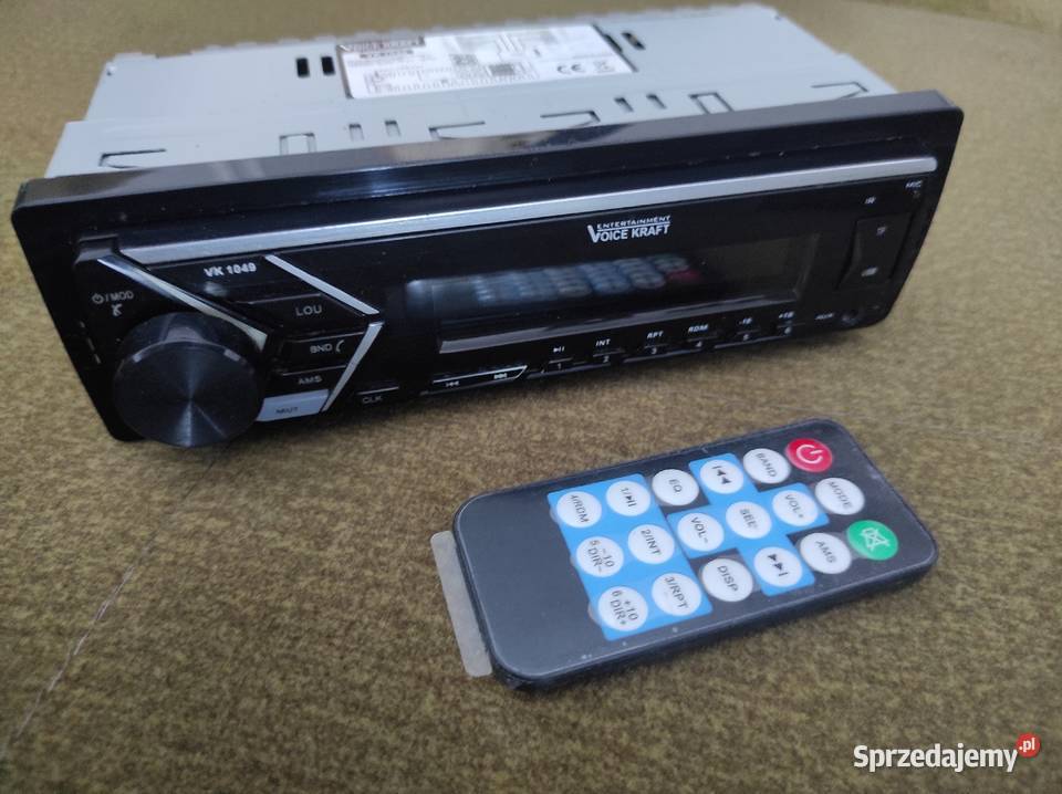 Radio samochodowe Voice Kraft vk 1049 usb sSD Elektronika Legnica sprzedam