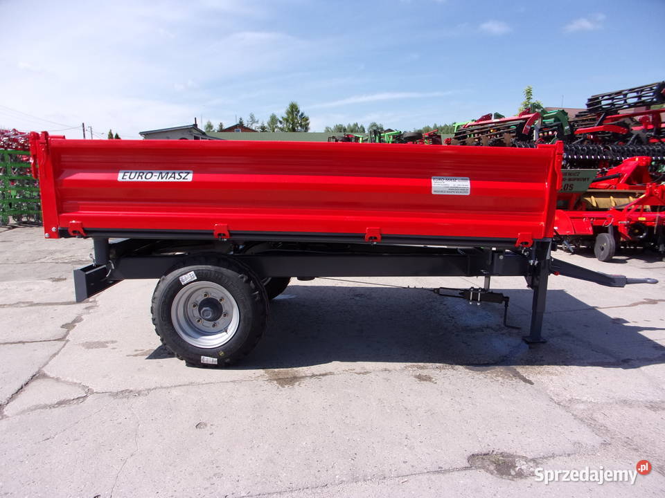 Przyczepa rolnicza EUROMASZ 3tony dostępna w Opoczno