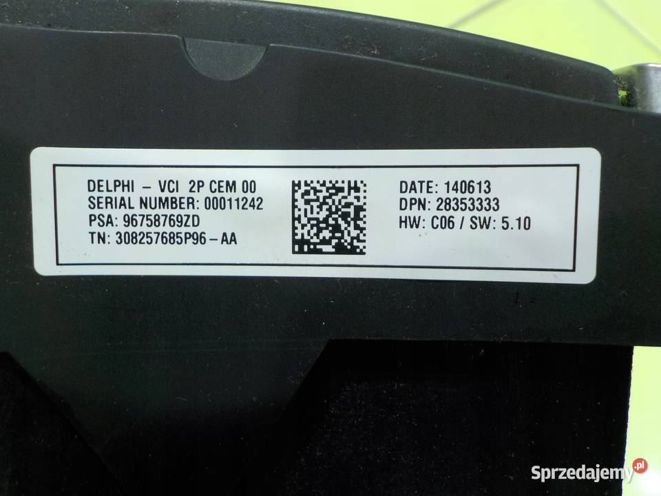 CITROEN DS4 16 EHDI 14r HB 5D przelaczniki Panele sterowania, przełączniki Suków