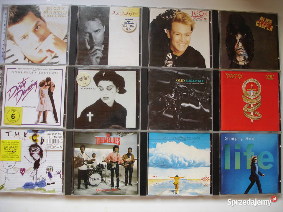 Płyty CD kolekcjonerskie różne zestaw 4 Zielona Góra