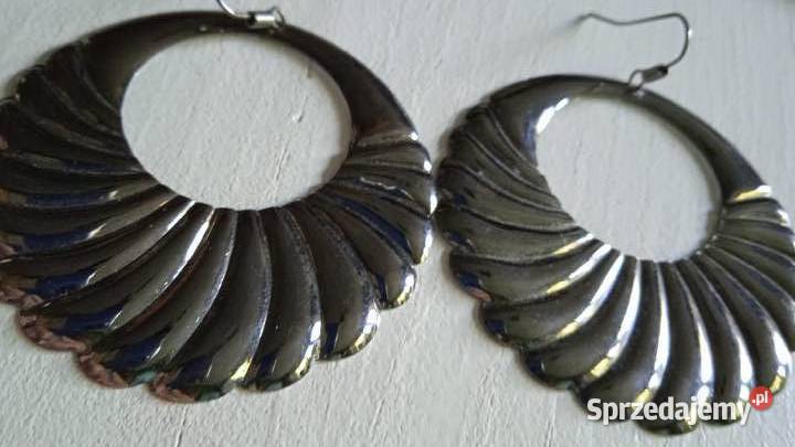 OKAZAŁE KOLCZYKI W DYMIONYM SREBRZE Piła