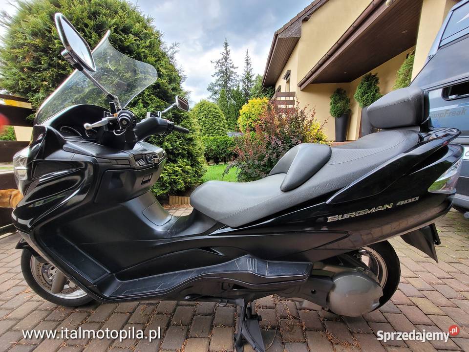 SUZUKI BURGMAN K8 400i Limiteditalmotopila garażowany Motoryzacja Piła