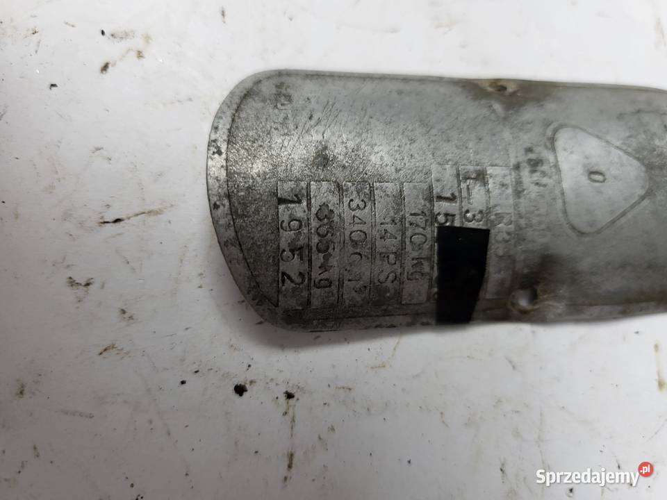 TABLICZKA ZNAMIONOWA ORGYNAŁ EMW R35 1952 Rybnik