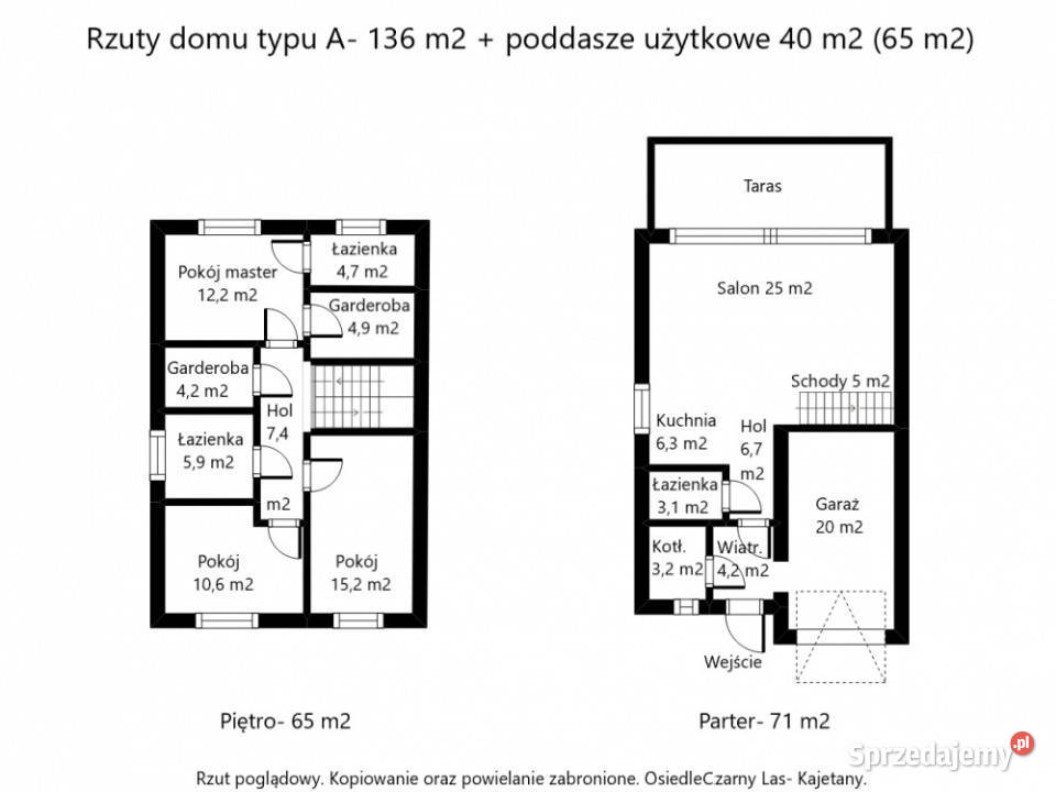 Energooszczędny dom premium 176 210 m2 Kajetany 176m2 Sprzedaż