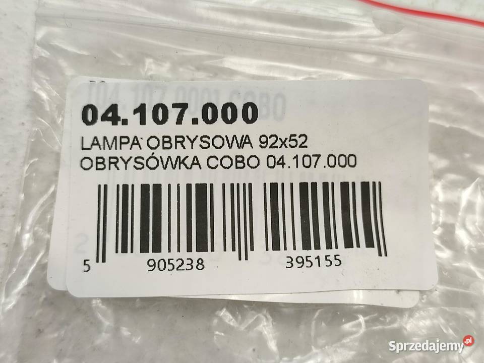 LAMPKA OBRYSOWA 54x83mm NOWA OLSA 04107000